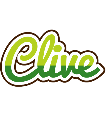 Clive golfing logo