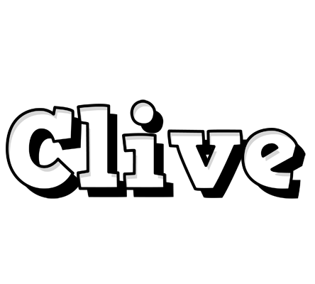 Clive snowing logo
