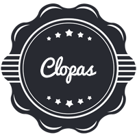 Clopas badge logo