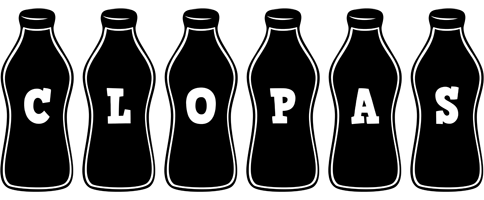 Clopas bottle logo