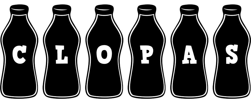 Clopas bottle logo