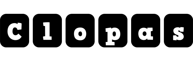 Clopas box logo