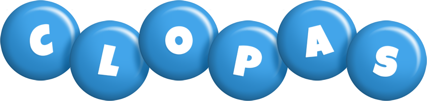 Clopas candy-blue logo