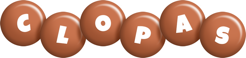 Clopas candy-brown logo