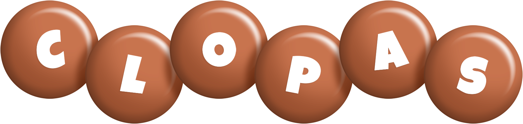 Clopas candy-brown logo