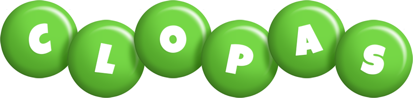 Clopas candy-green logo