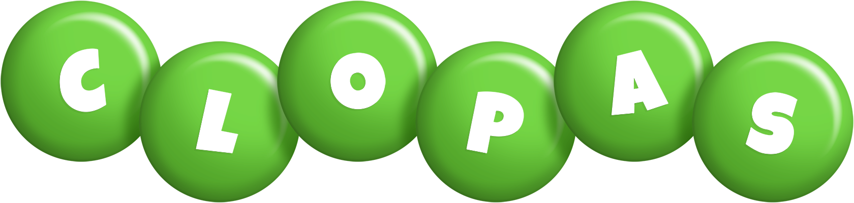 Clopas candy-green logo