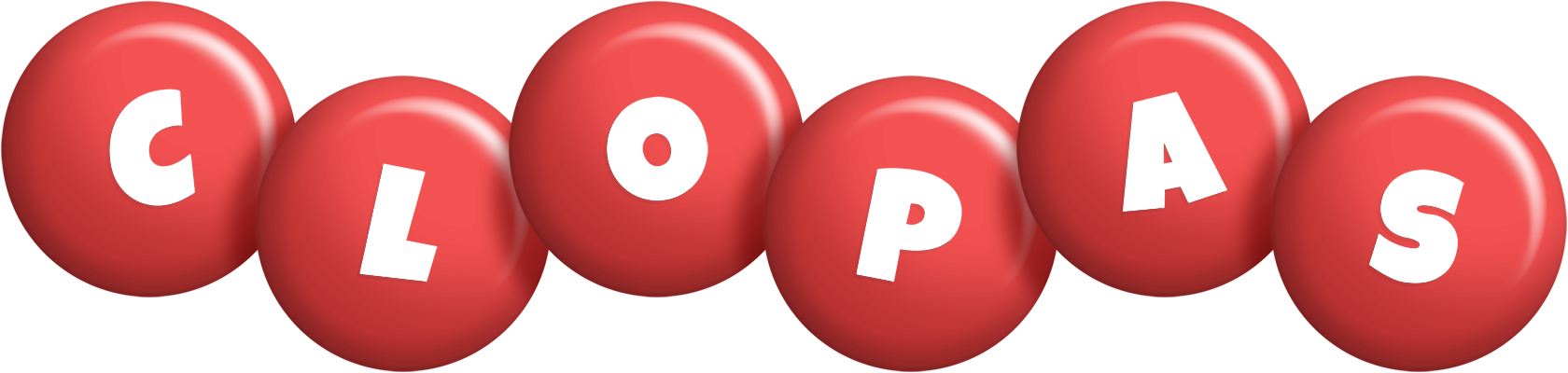 Clopas candy-red logo