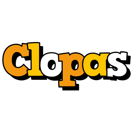 Clopas cartoon logo