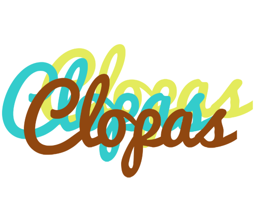 Clopas cupcake logo