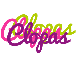 Clopas flowers logo