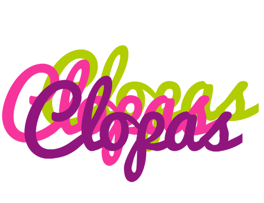 Clopas flowers logo