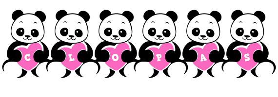 Clopas love-panda logo