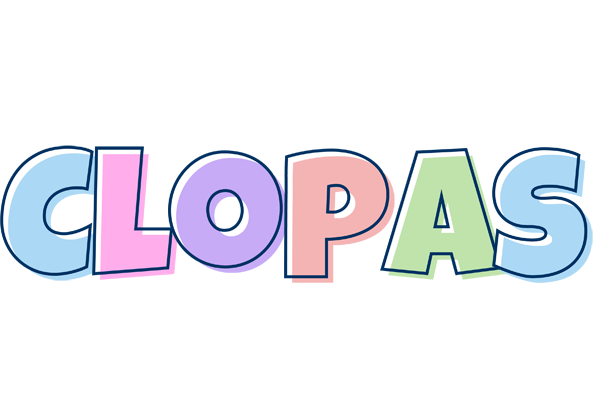 Clopas pastel logo
