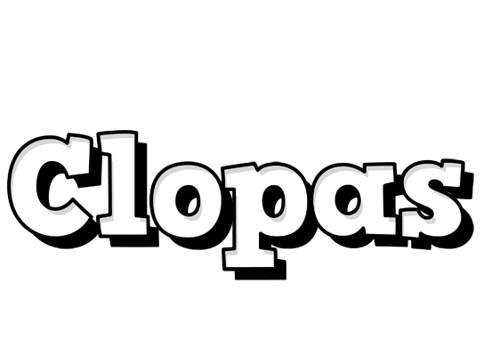 Clopas snowing logo
