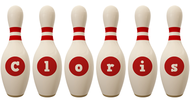 Cloris bowling-pin logo