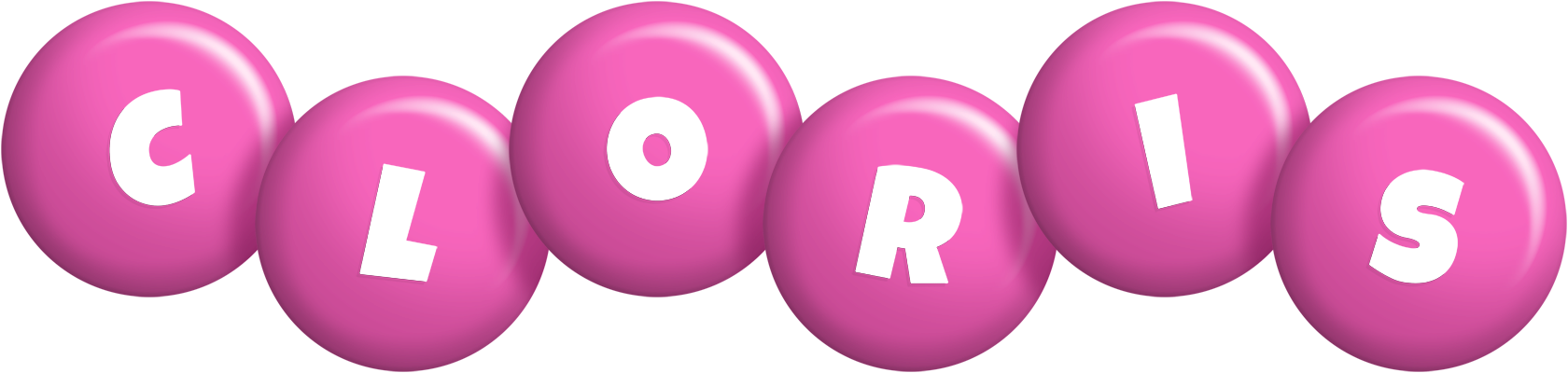 Cloris candy-pink logo