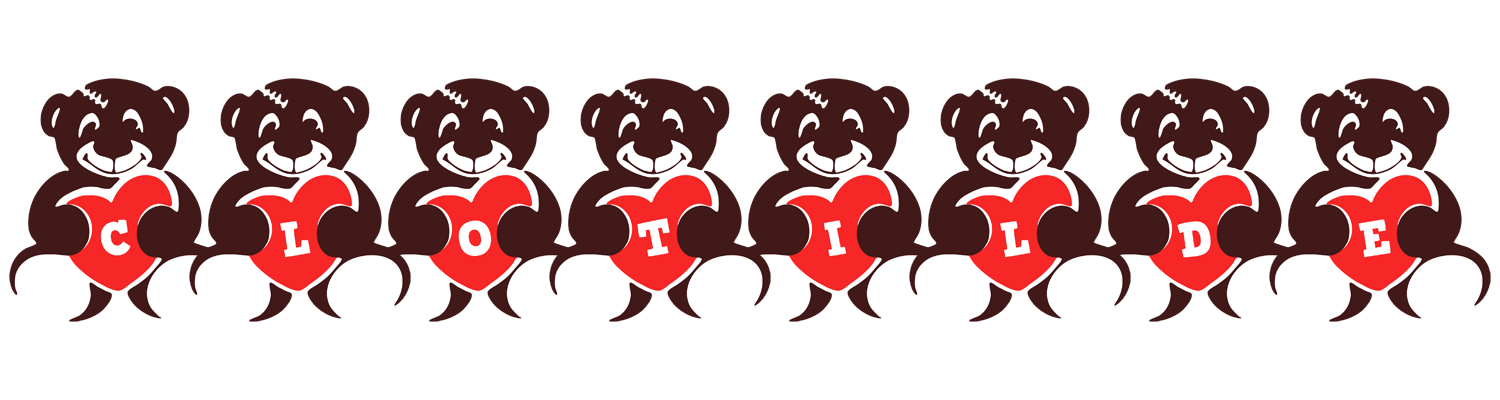 Clotilde bear logo