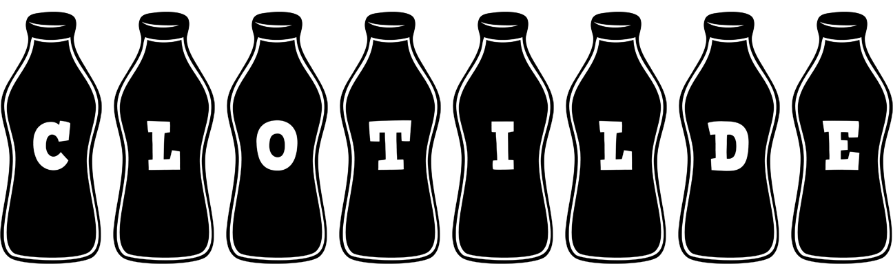 Clotilde bottle logo