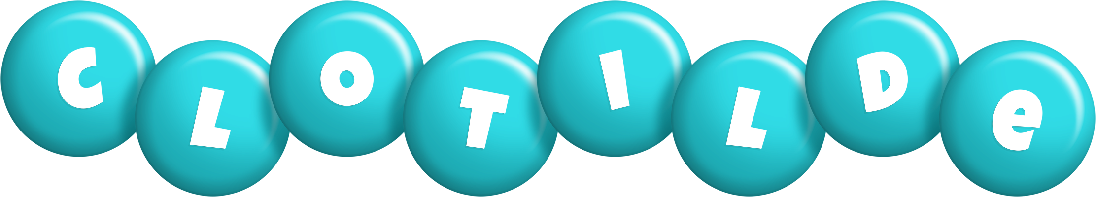 Clotilde candy-azur logo