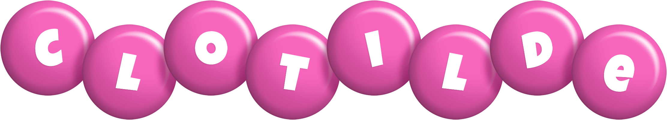 Clotilde candy-pink logo