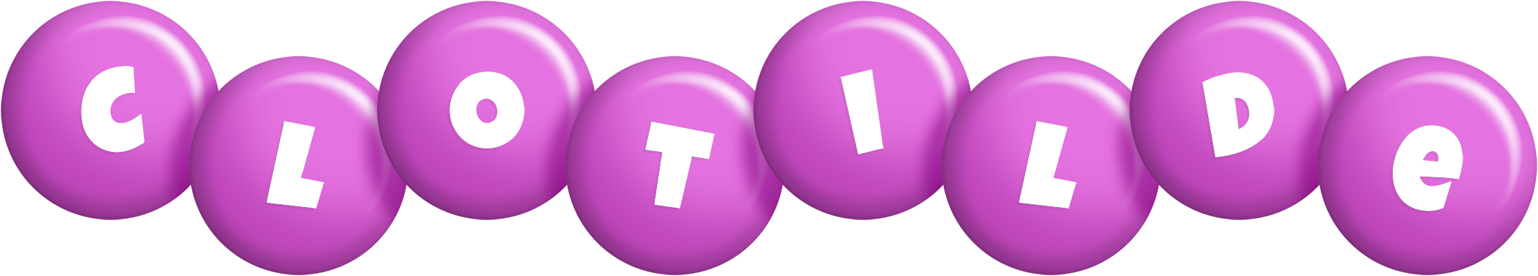 Clotilde candy-purple logo