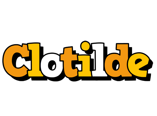 Clotilde cartoon logo