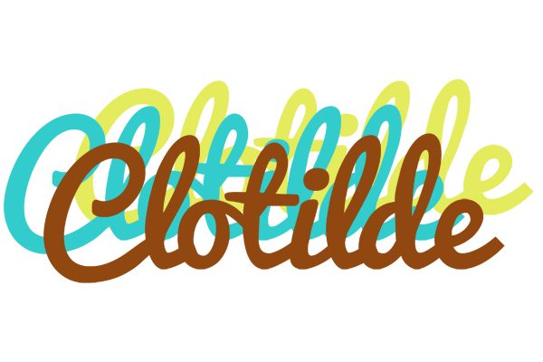 Clotilde cupcake logo