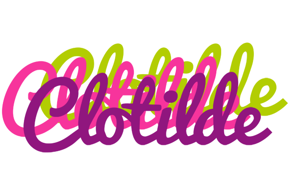 Clotilde flowers logo