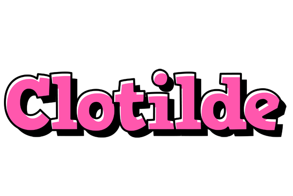 Clotilde girlish logo