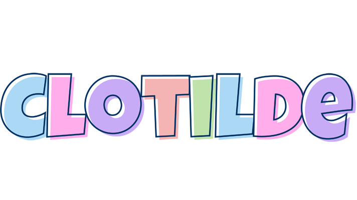 Clotilde pastel logo