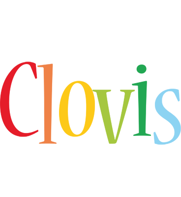 Clovis birthday logo