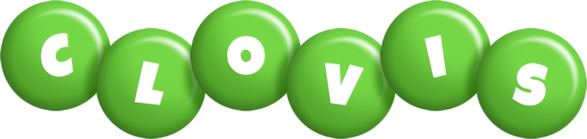 Clovis candy-green logo