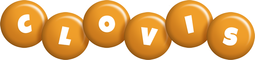 Clovis candy-orange logo