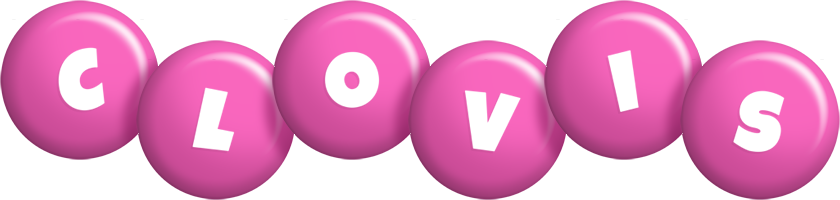 Clovis candy-pink logo