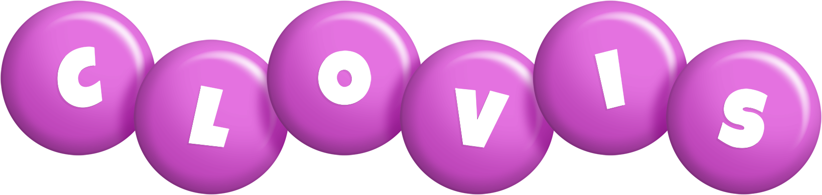 Clovis candy-purple logo