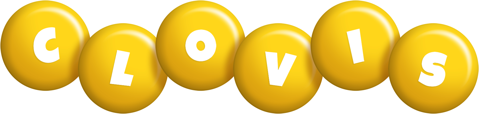 Clovis candy-yellow logo