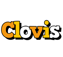 Clovis cartoon logo