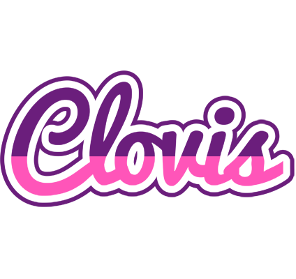 Clovis cheerful logo