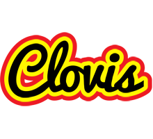 Clovis flaming logo