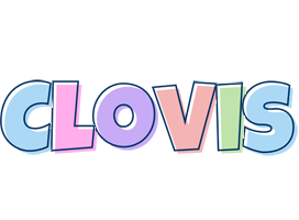 Clovis pastel logo