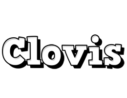 Clovis snowing logo