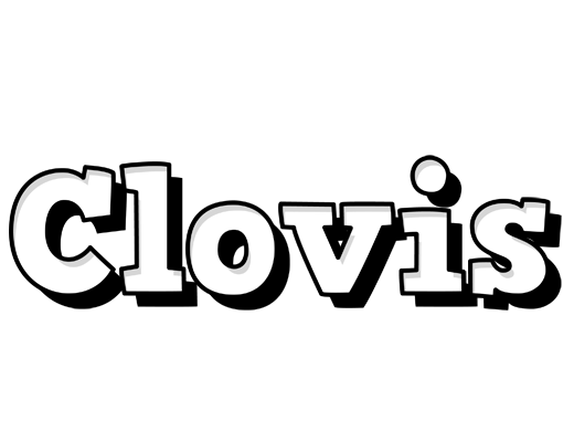 Clovis snowing logo