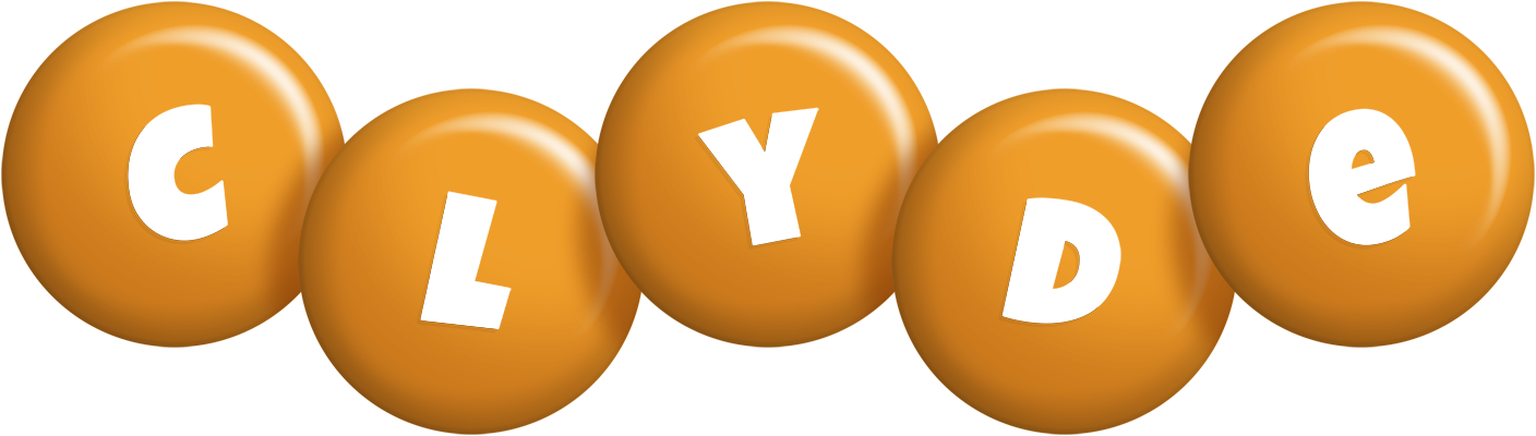 Clyde candy-orange logo