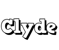 Clyde snowing logo
