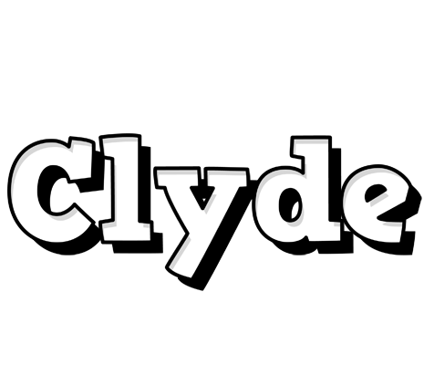 Clyde snowing logo