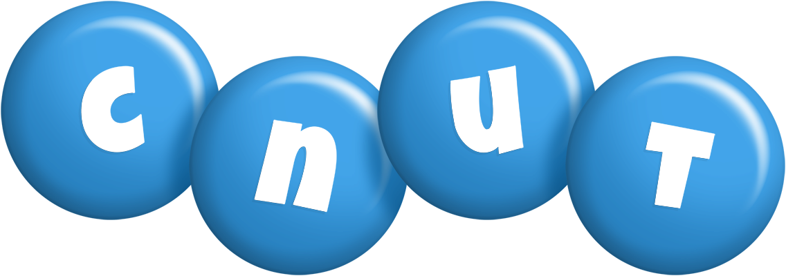 Cnut candy-blue logo
