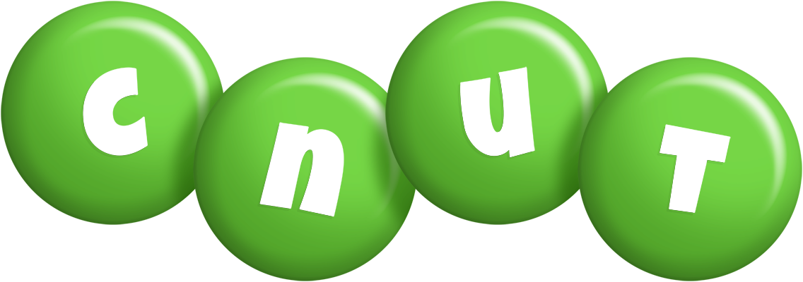 Cnut candy-green logo