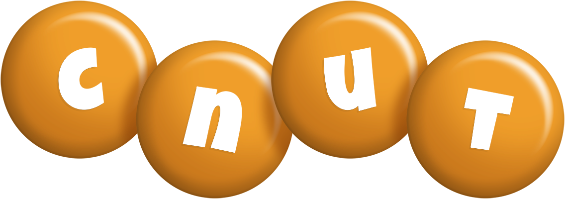 Cnut candy-orange logo