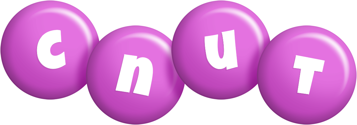 Cnut candy-purple logo